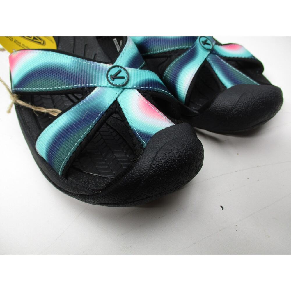 Keen Bali Slides Sandals Flip Flops Toe Guard Womens Sz 9 Blue Pink Black - Picture 6 of 7